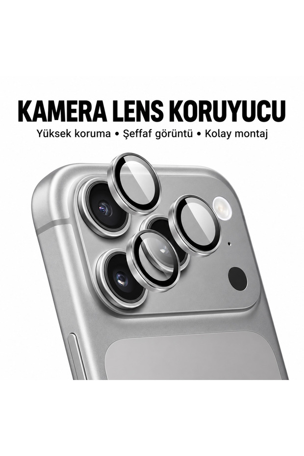 100% Sapphire Anti-Scratch Camera Lens Protector Compatible with iPhone 18 Pro and 18 Pro Max