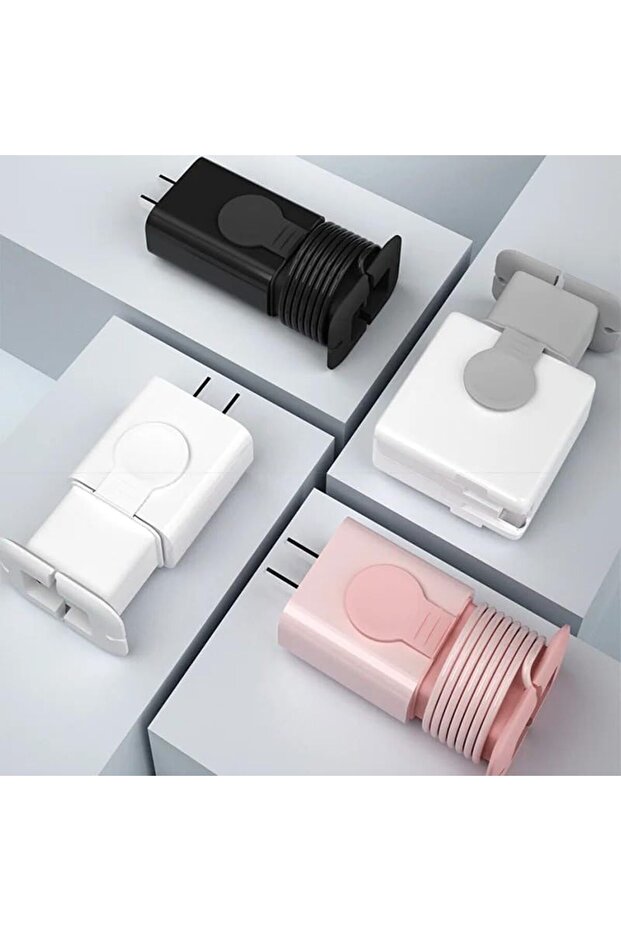 4-Pack Silicone Charger Cable Winder and Anti-Break Protective Cover,Universal Travel Cord Organizer for Mobile and Laptop Chargers