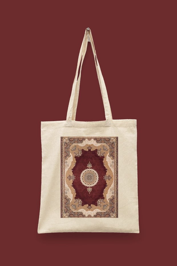 Ethnic Pattern Series 14 - Berceste Islamic Series Tote Bag Printed Cloth Bag