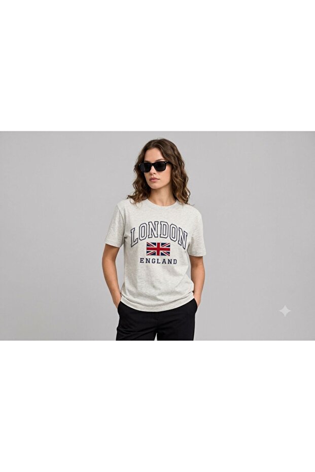 Fluffy London Patterned Short Sleeve Unisex T-Shirt