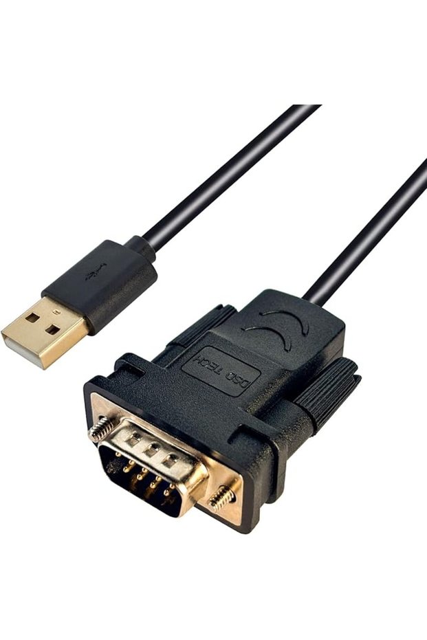 كابل محول USB إلى RS232 DB9 من DSD TECH SH-RS232A مع شريحة FTDI FT232 لنظام ويندوز ولينكس وماك