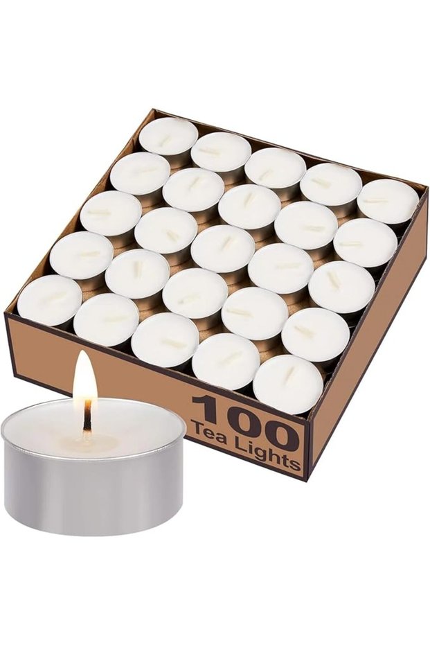100 شمعة صغيرة