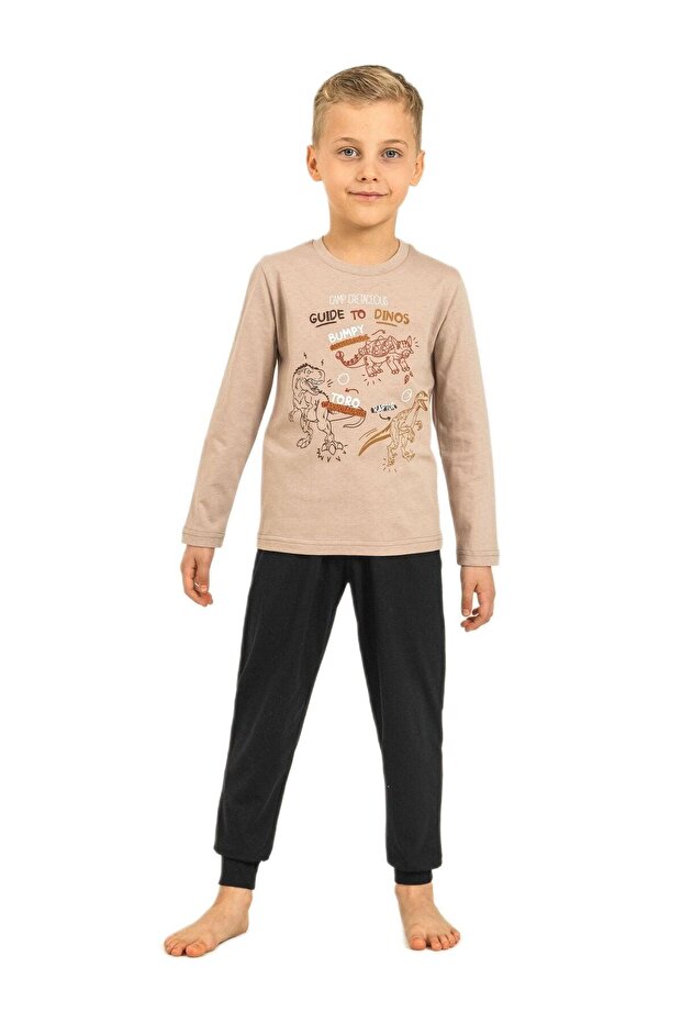 Boy's Tile Pajama Set 3689