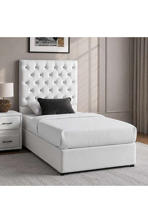 THALASSA SINGLE BED 120X200 CM - WHITE