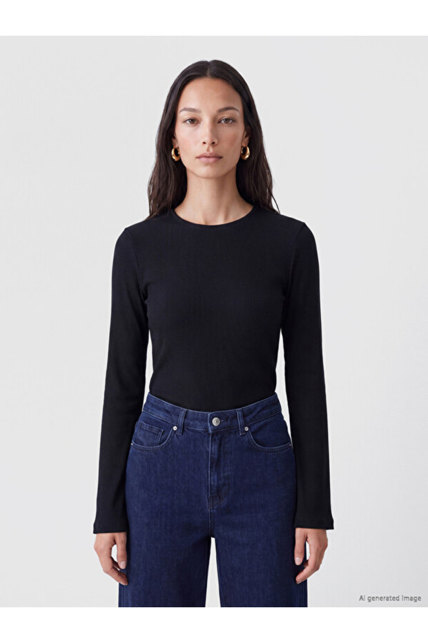 Esvab • Modern & Distinctive Zero Roba Collar Spanish Sleeve Women's Bodysuit