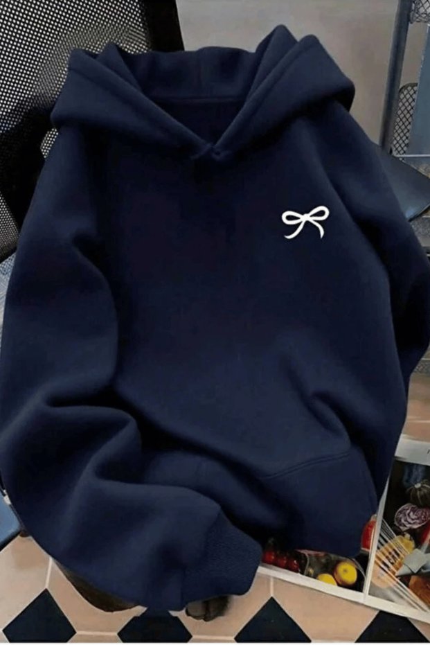 Unisex Men's Women's Xkurdelex Custom Printed Cotton Oversize Hooded Sweatshirt Gray