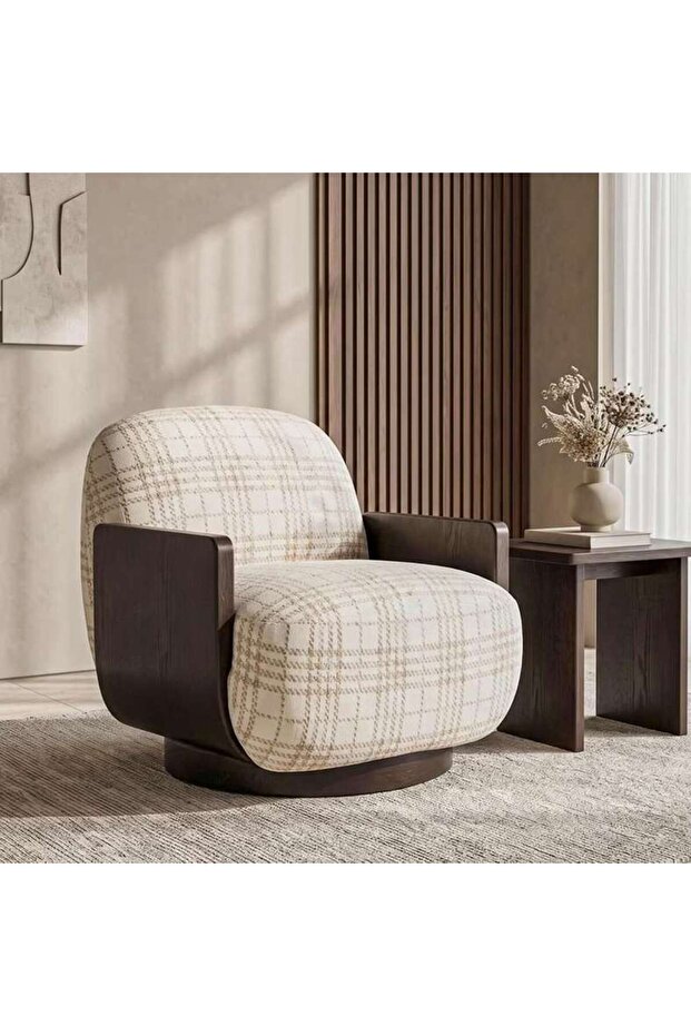 RUGI ACCENT CHAIR- OFF WHITE