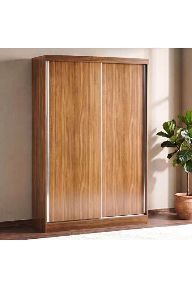 FLEXO 2 DOOR SLIDING WARDROBE LARGE - ALMOND