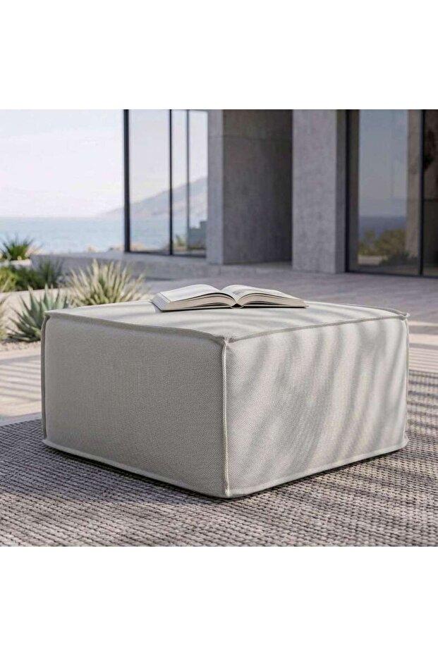 VARASTILE OUTDOOR OTTOMAN - GREY
