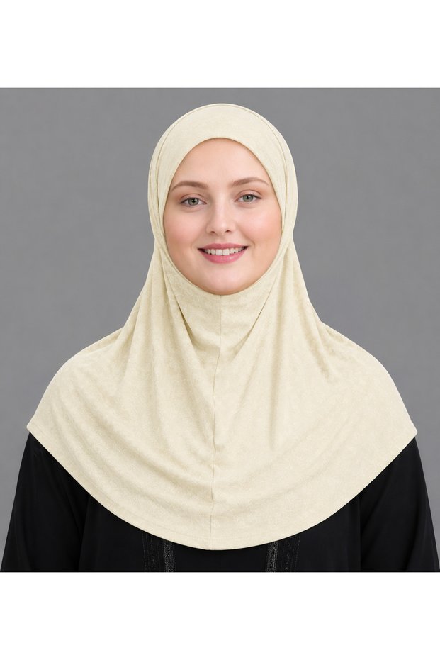 Ladies Printed Hijab for Women – Elegant Modest Islamic Headscarf with Subtle Floral Pattern