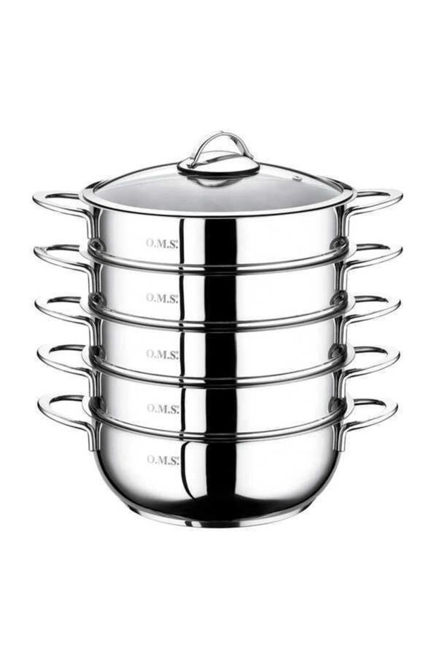 Steel Ravioli Pot 24 cm with Induction Base