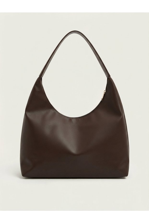 Large Size Zippered Women's Shoulder Bag - Casual Casual Tote and School Bag | Hobo Bag (25X40 cm)