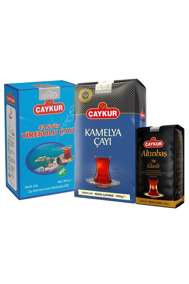 Camellia 500Gr, Altınbaş 200Gr, 42 No Tirebolu 500Gr Bulk Tea Package