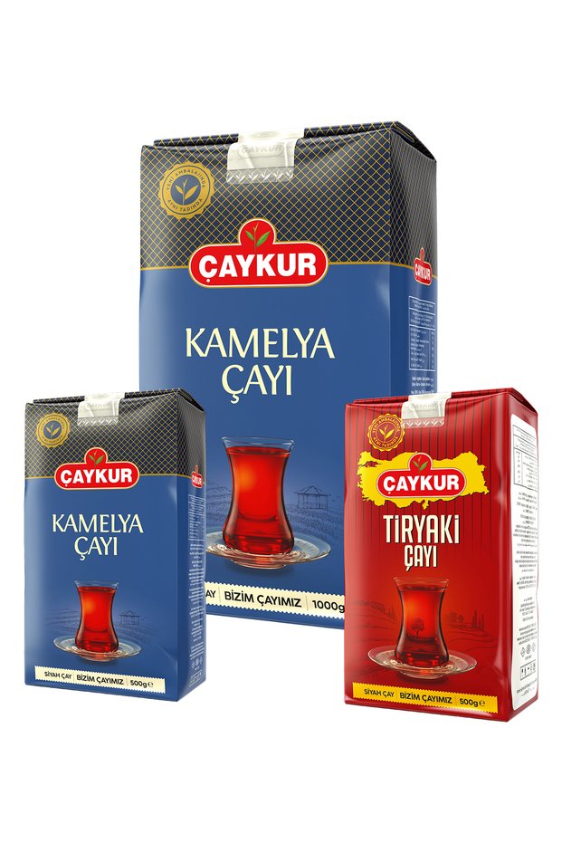Tiryaki 500Gr, Camellia 500Gr, and 1kg Bulk Tea Package