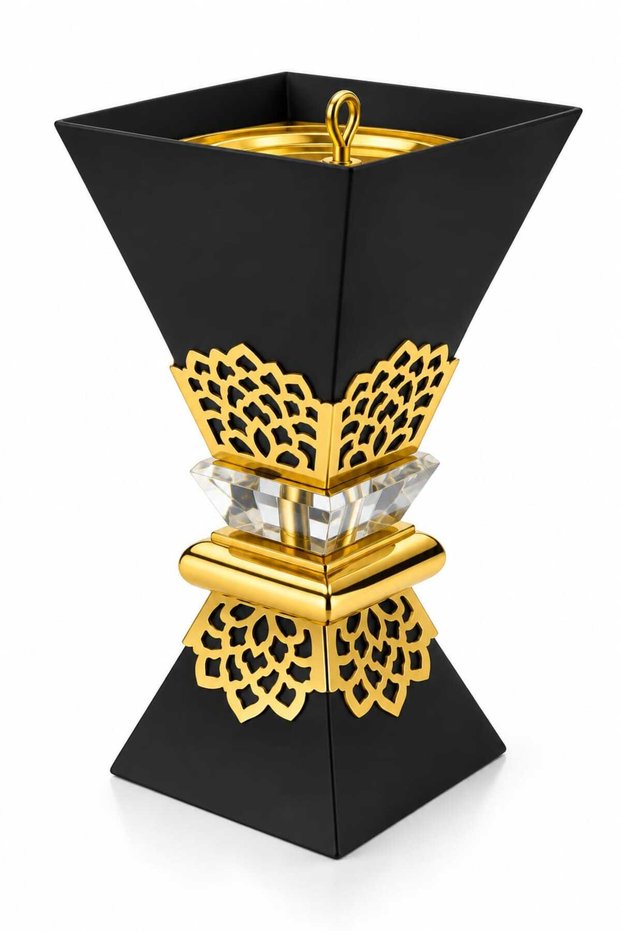 ® Premium Metal Incense Bakhoor Burner – Elegant Arabic Oud Burner For Home, Office, Spa, And Gift Use