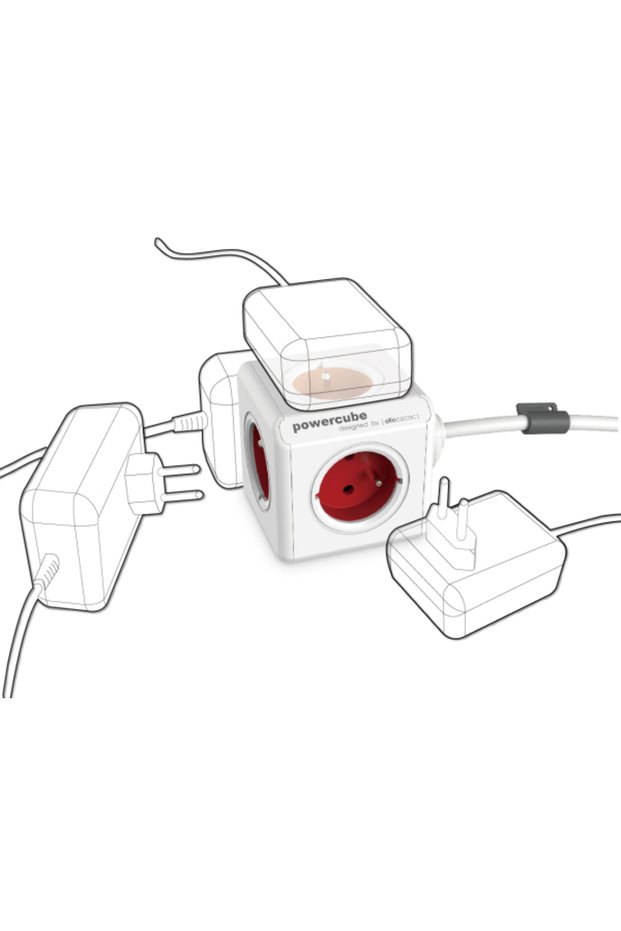 Prelungitor PowerCube cu 4 prize 1,5m
