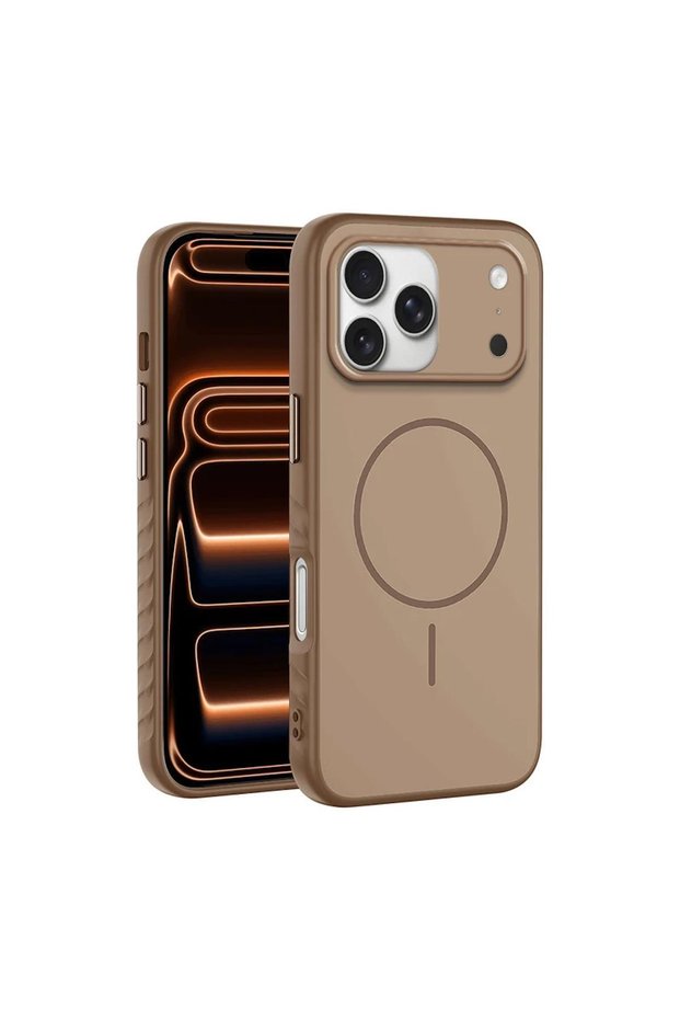 حافظة متوافقة مع هاتف iPhone 18 Pro من السيليكون مونو M-Safe من ديزرت تيتانيوم