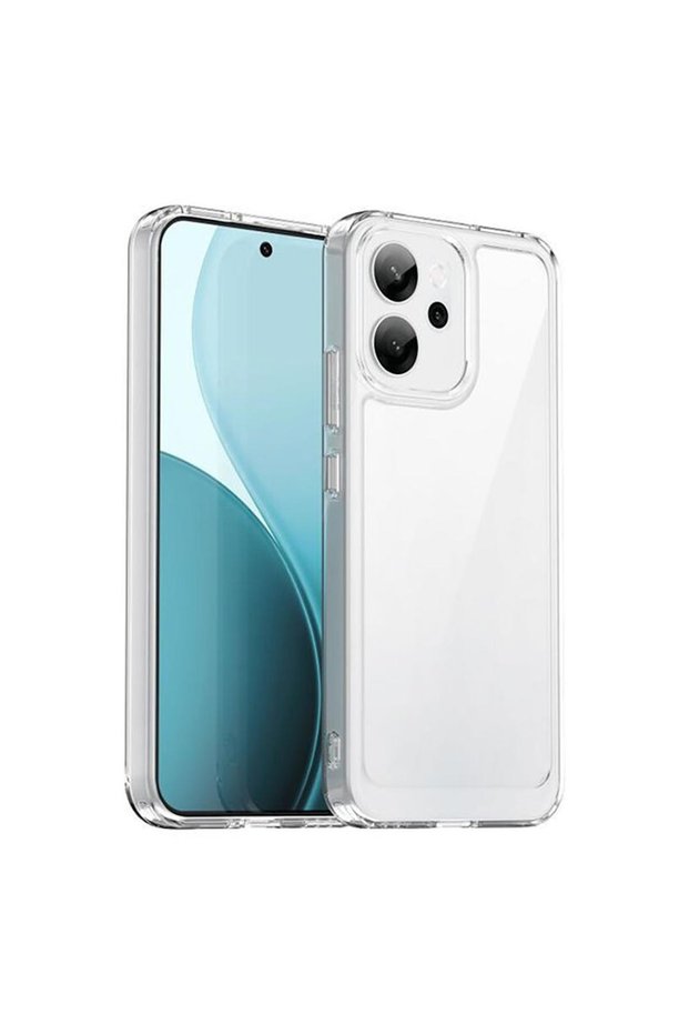Oppo Reno14 F Compatible Case Transparent Soft Silicone Case Clear