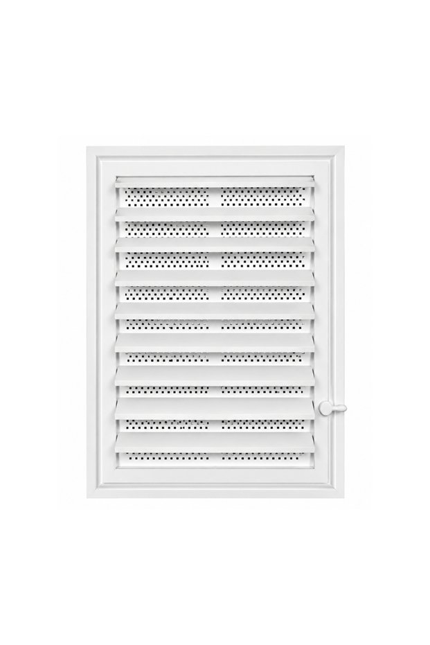 50X50 cm Plastic Bathroom / Wc Ventilation Grille with Adjustable Flap