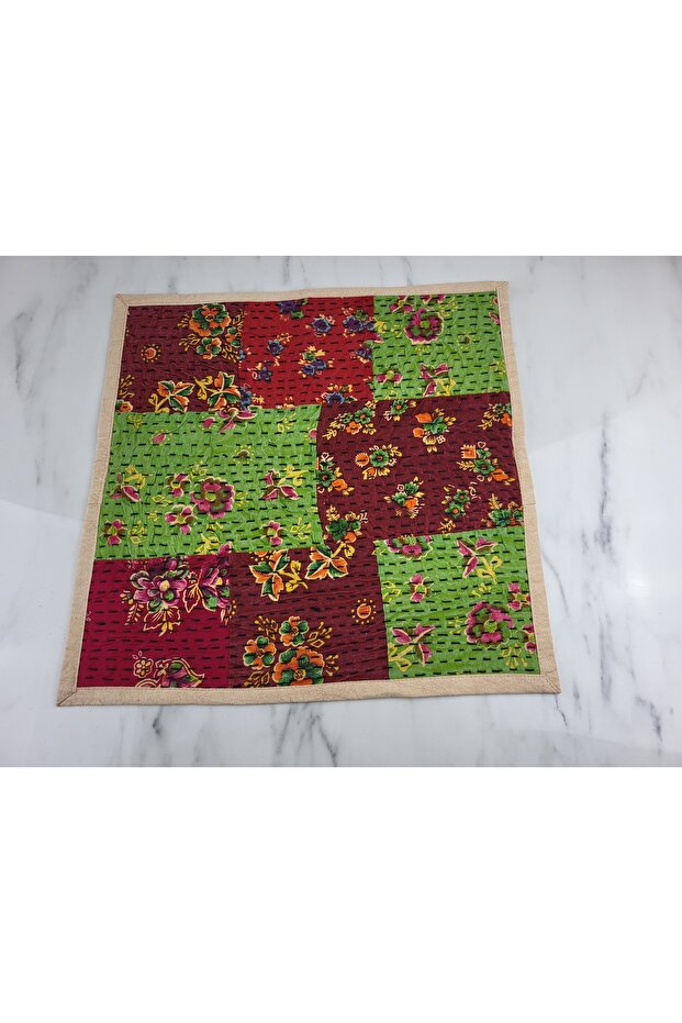 Hint patchwork kırlent kılıfı