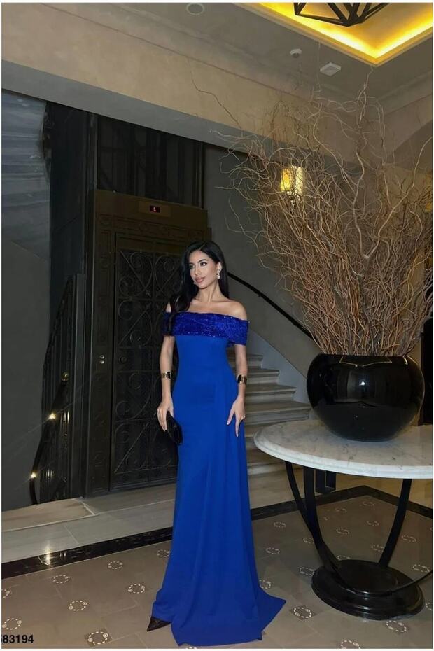 Crepe Fish Strapless Evening Dress Fabric Dress Cut