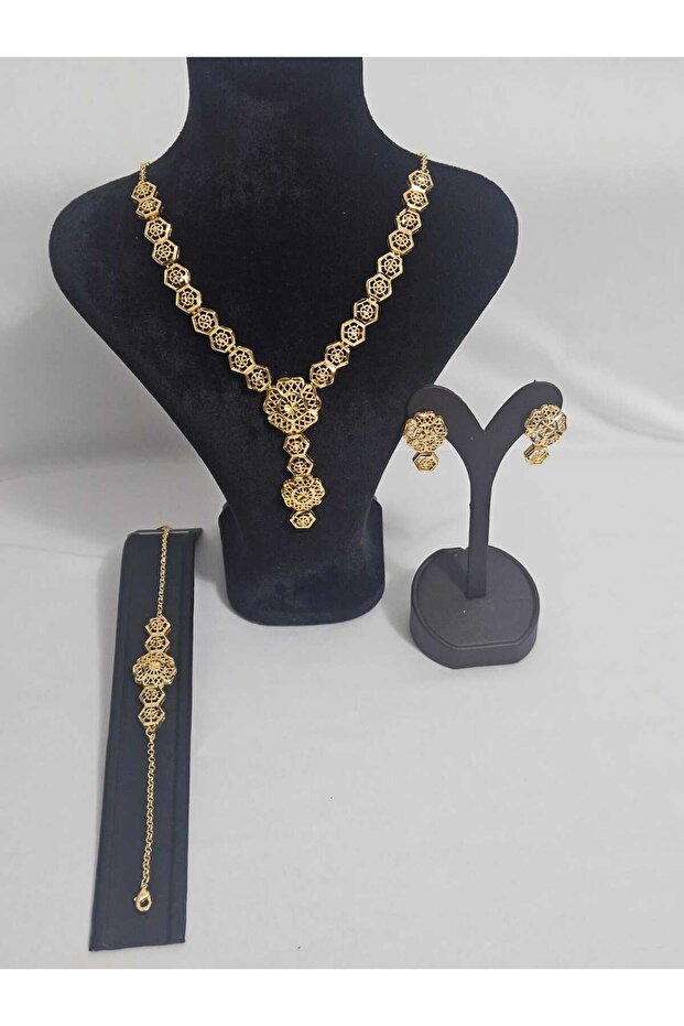 Telkari Flower Motif Set
