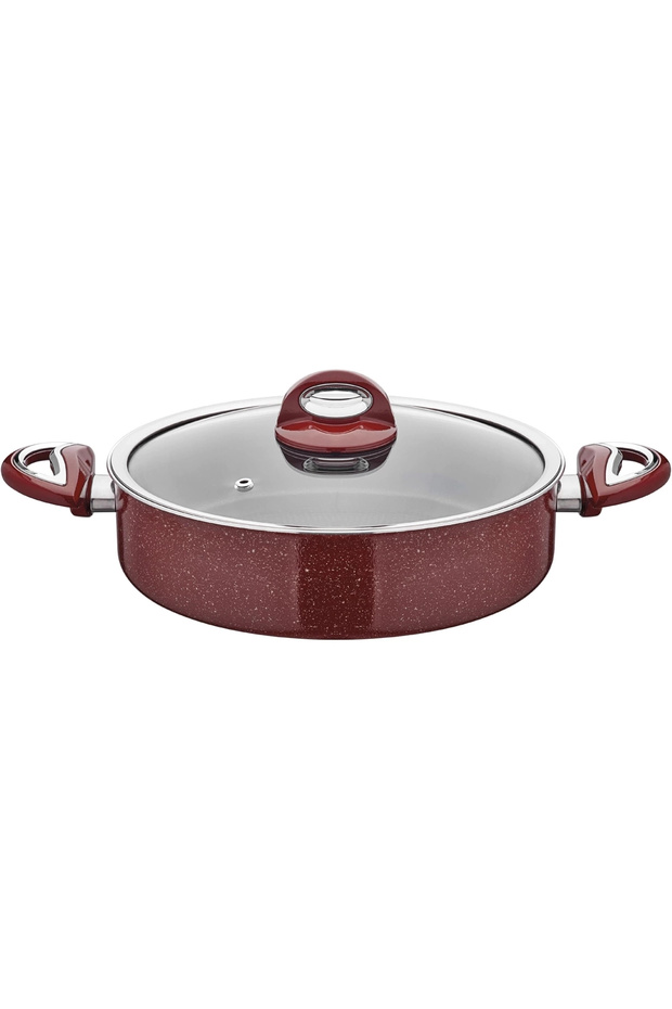 Taç Titan Granite Flat Pot 28cm Tt-1117