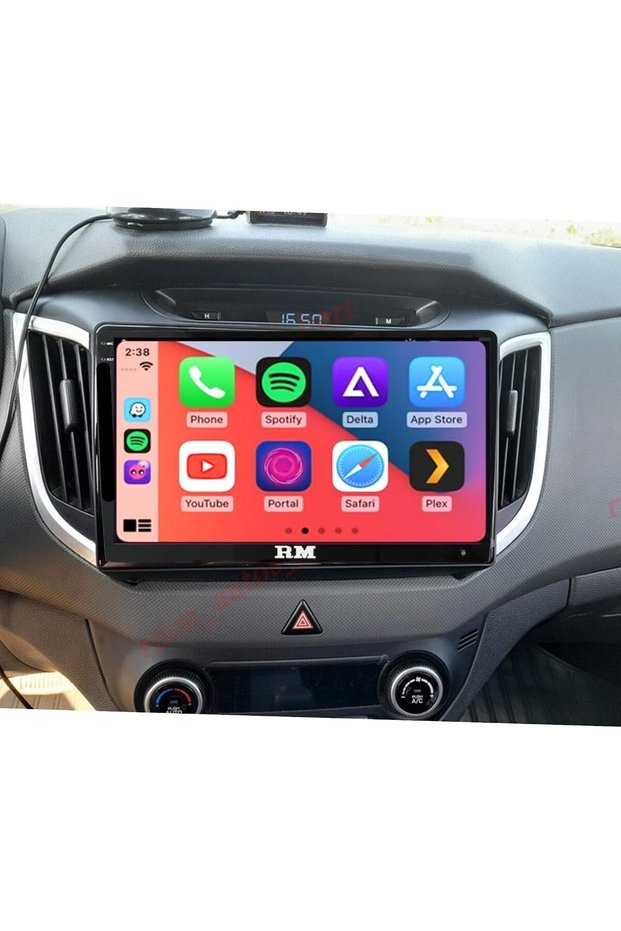 شاشة أندرويد من Roadmaster لسيارة كريتا موديل 2012-2019، 4 جيجابايت رام، 64 جيجابايت روم، تدعم واي فاي، كار بلاي، أندرويد أوتو، كاميرا خلفية مدمجة بتقنية AHD.