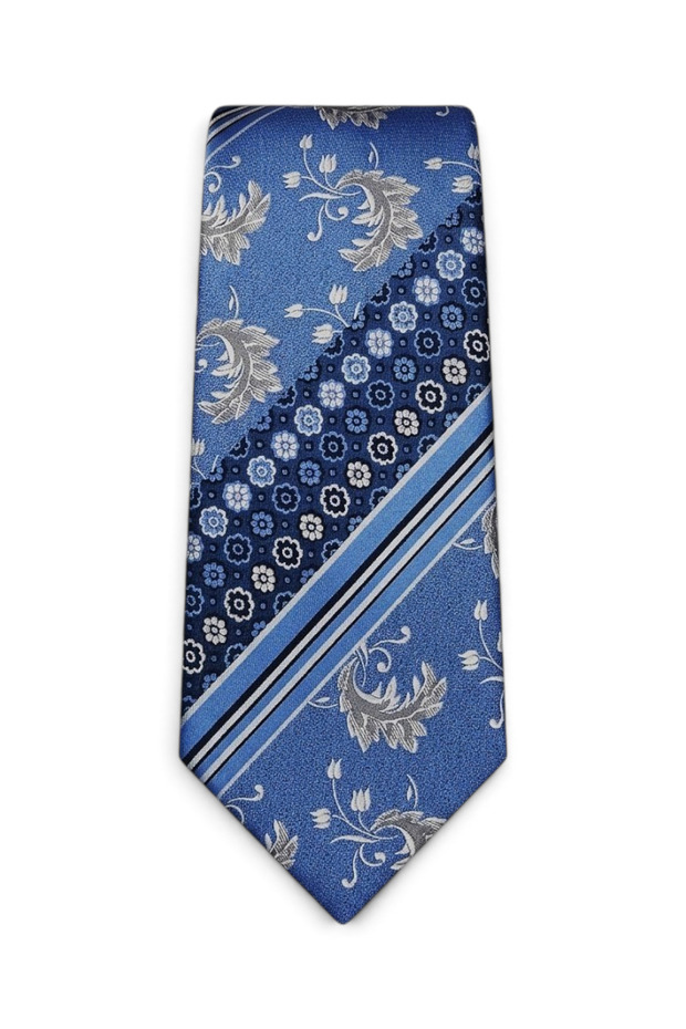 Edi Blue Patterned Tie