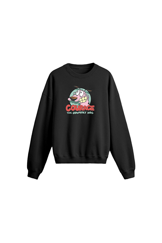 Courage Printed Oversize Sweatshirt