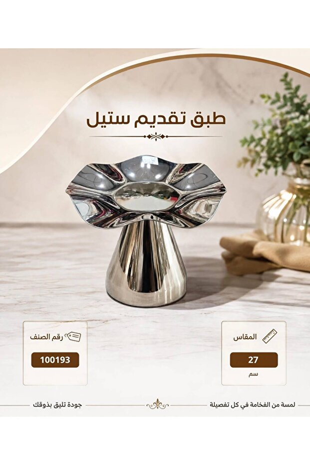 طبق تقديم استيل