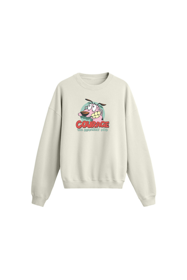 Courage Printed Oversize Sweatshirt