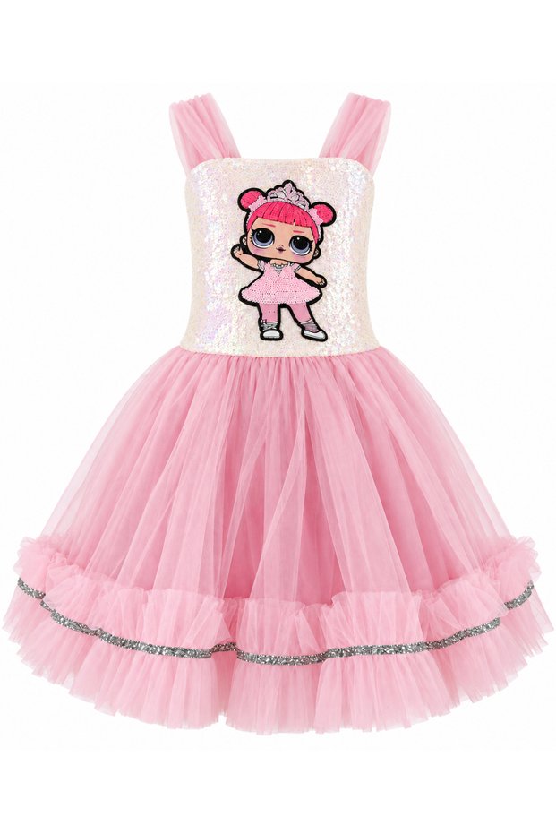 Girl's New Season Lol Doll Costume Birthday Party Year-End Show Dress
