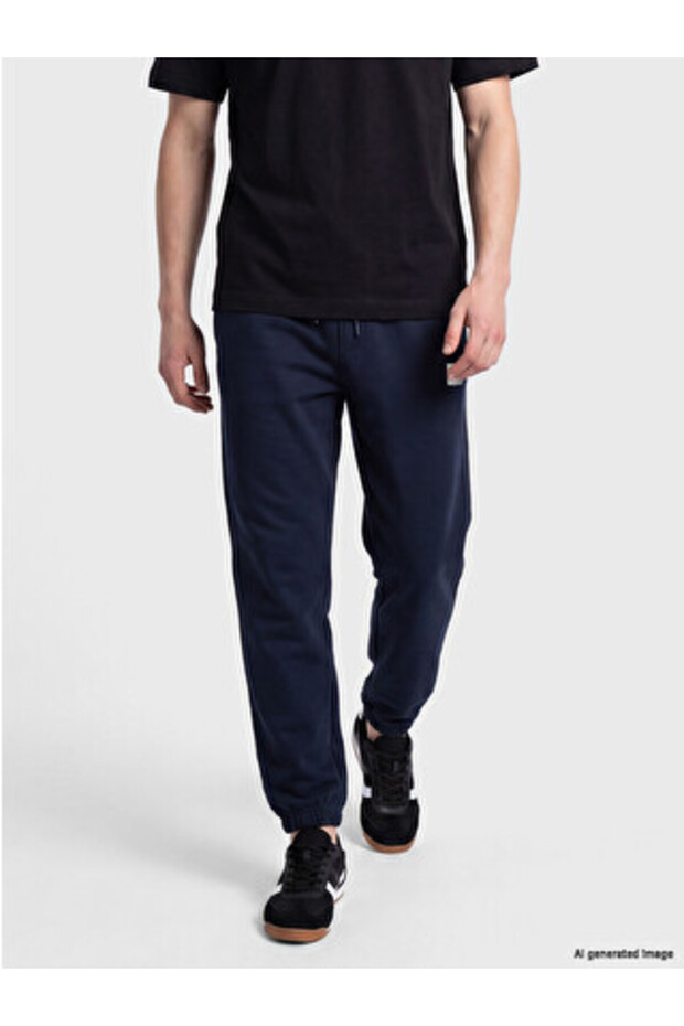 Navy Blue Regular Fit Jogger Sweatpants