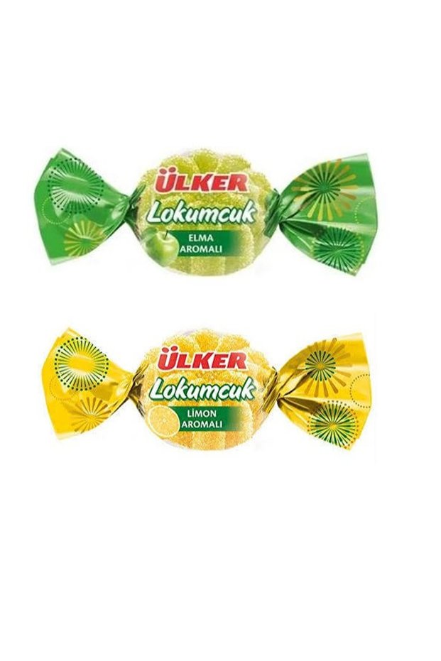 Lokumcuk Apple and Lemon Flavored Soft Candy 1 Kg.