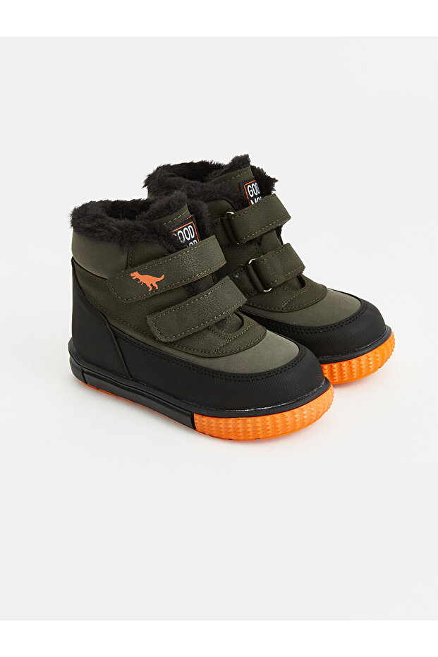 Alita City Lcw Steps Khaki Boys' Boots with a Difference