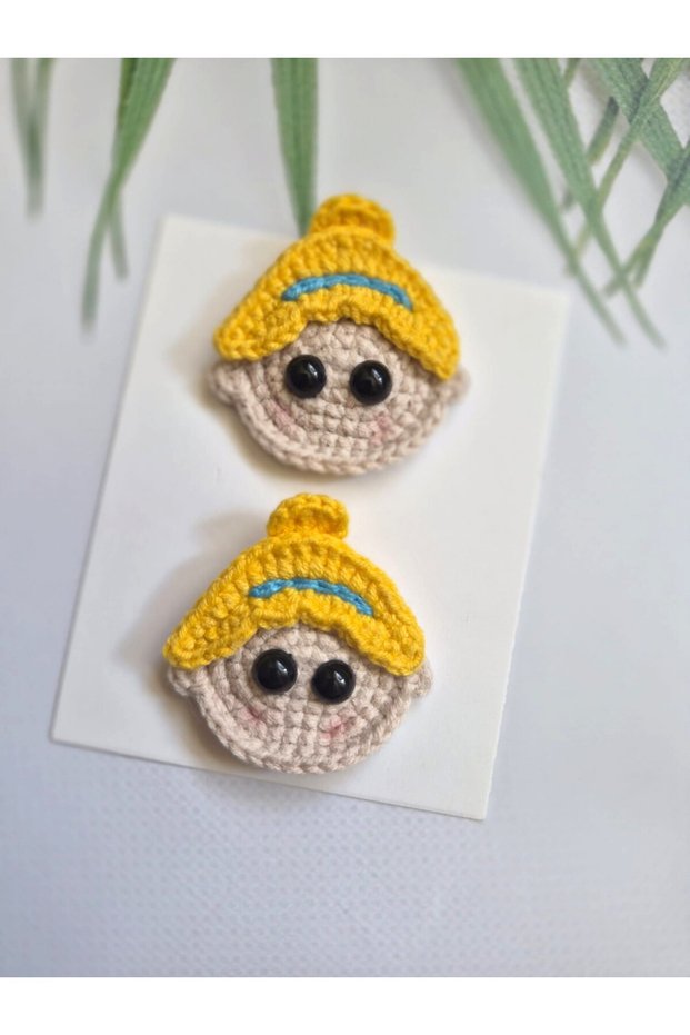 Handmade Fairy Tale Princess Themed Newborn Baby Photo Shoot Accessories Handmade Hairless Baby Hairpin Set of 2 Hairless Baby Hairpins