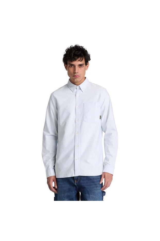 Lake Warner Solid Oxford Shirt Men's Shirt