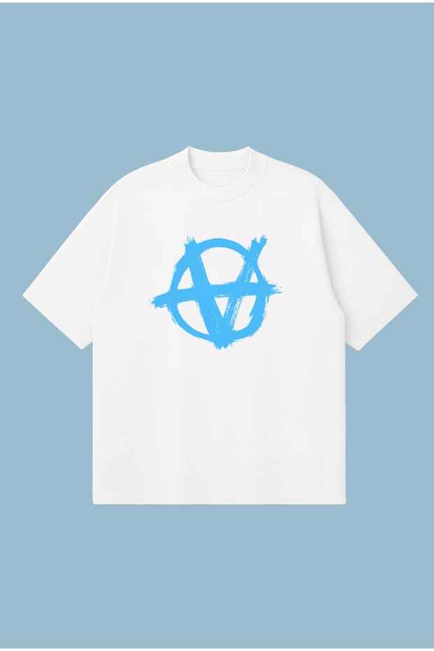 Vetements Anarchy Printed Oversize Boxy Cut Unisex 100% Cotton Tshirt | Streetwear