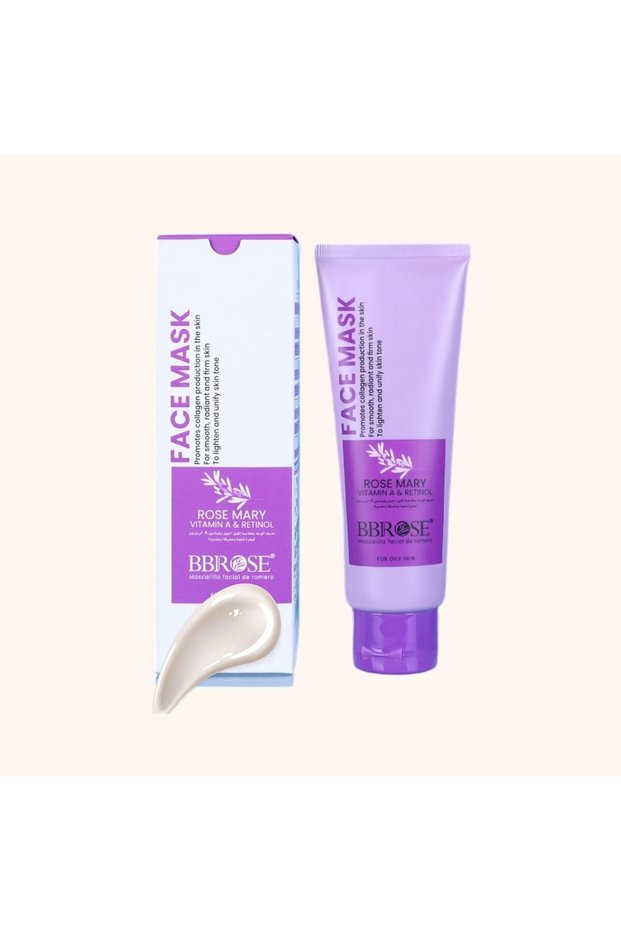 Rosemary Face Mask 120ML – Revitalizing & Clarifying Facial Mask for Clear, Smooth Skin – Natural Rosemary Extract for Deep Cleansing & Hydration