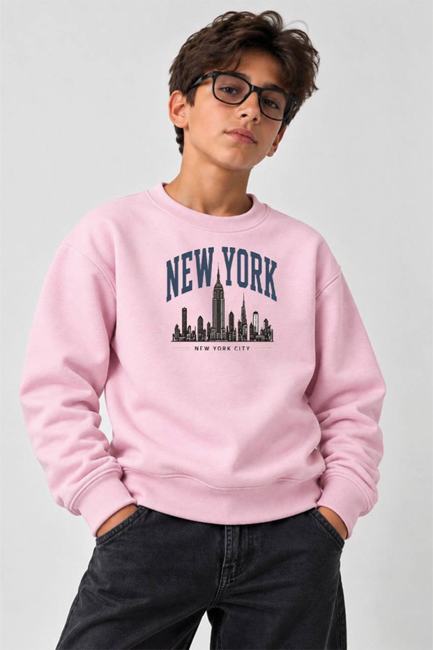 Children's 3 Thread Crew Neck Sweatshirt