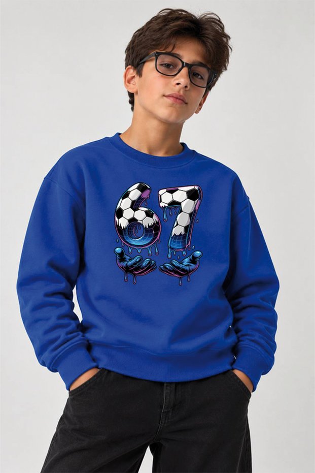 Children's 3 Thread Crew Neck Sweatshirt