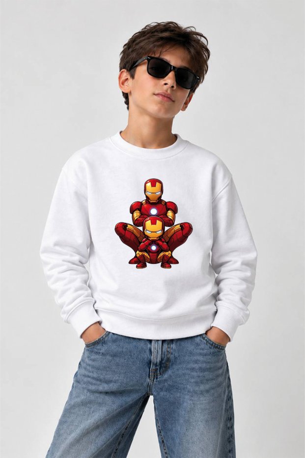Children's 3 Thread Crew Neck Sweatshirt
