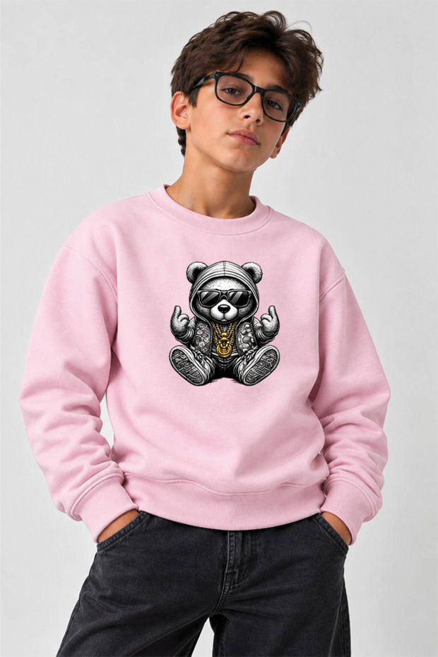 Children's 3 Thread Crew Neck Sweatshirt
