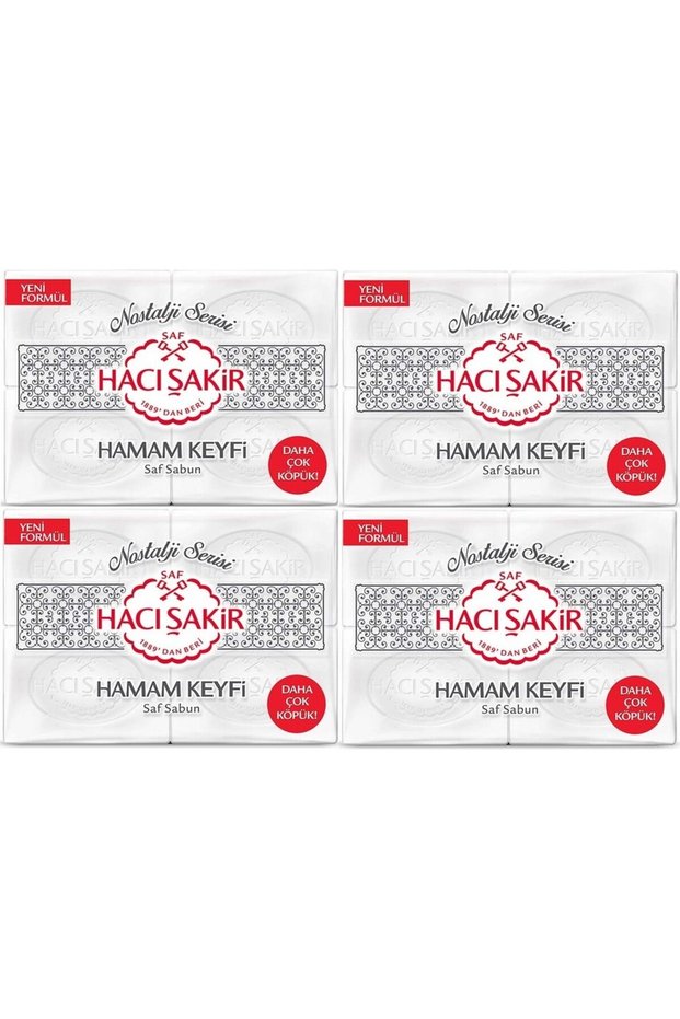 Hacı Şakir Hamam Keyfi Pure Soap 800 Gr Hacı Şakir Nostalgia Series Set of 4 More Foam
