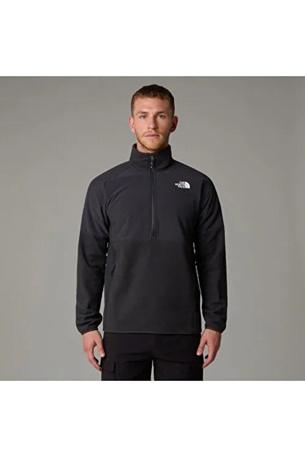 Glacier Heavyweight Half Zip Men's Gray Fleece