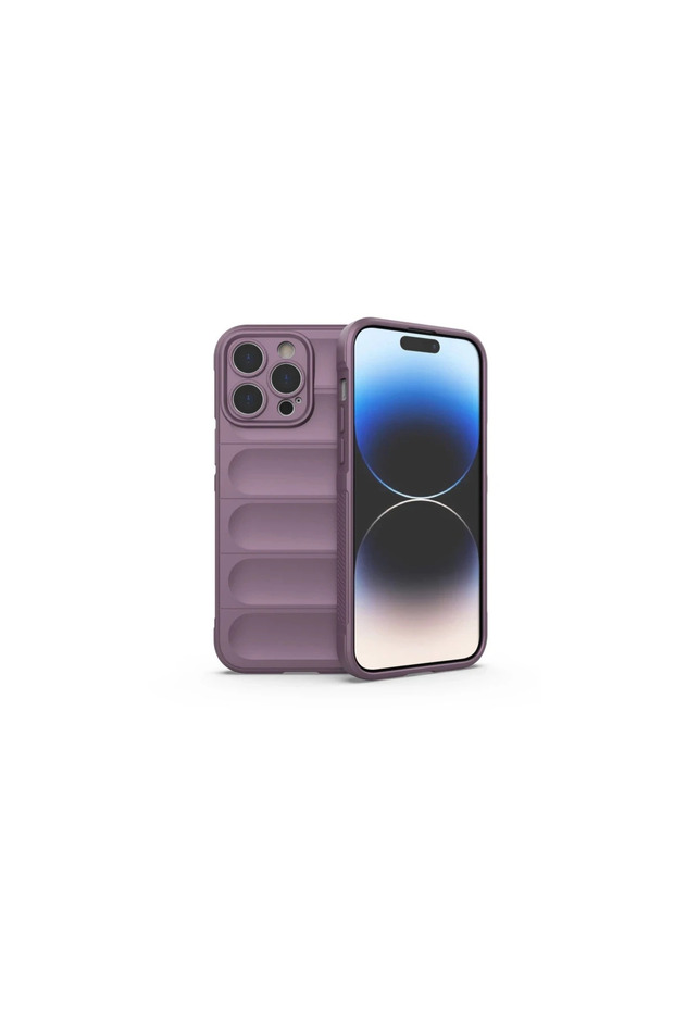 Apple iPhone 15 Pro Max Case Optimum Silicone - Purple