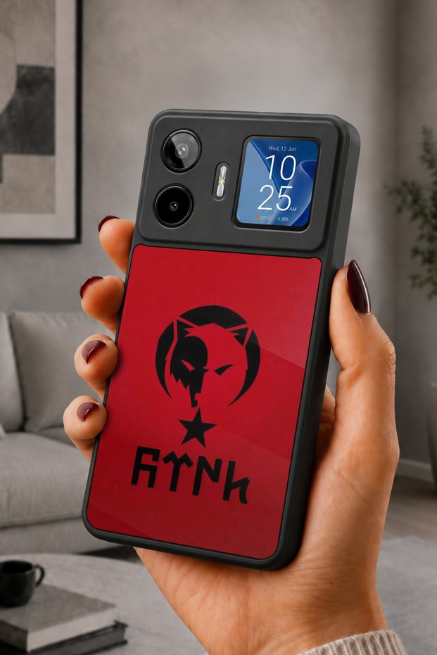 Gm 26 Pro Compatible Printed, Matte Black, Soft Silicone, Protective, Shock Absorbing Cover, Case