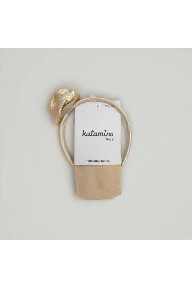 Thin Girls' Pantyhose with Propeller Crown Gift Set