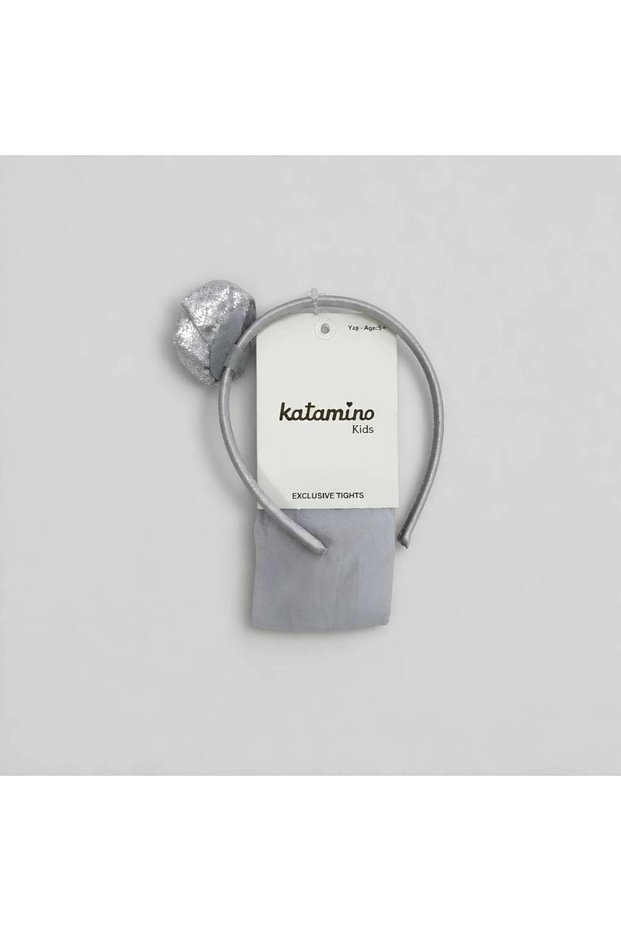 Thin Girls' Pantyhose with Propeller Crown Gift Set